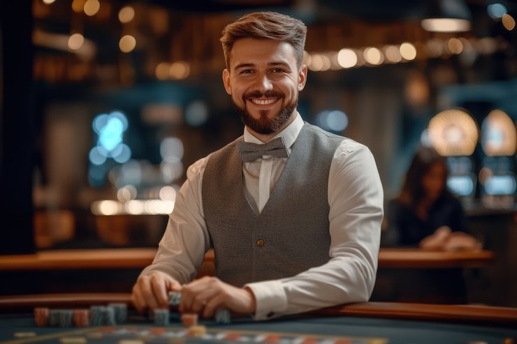 Pengguna memasang taruhan olahraga menggunakan perangkat mobile dengan interface mudah pada platform sportsbook Indonesia